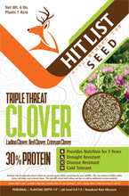 Load image into Gallery viewer, Triple Threat Clover (Ladino Clover, Red Clover, Crimson Clover)
