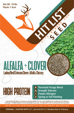 Load image into Gallery viewer, Alfalfa + Clover (Alfalfa, Ladino/Red/Crimson Clover, Chicory)
