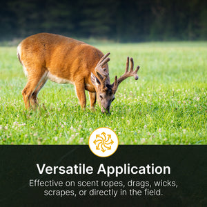 Certified Peak Doe Estrous – Fresh, 100% Pure Doe in Heat Deer Urine – Collected at Peak Cycle for Rut Season – 2 oz Hunting Scent in UV-Protected Bottle