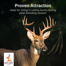 Load image into Gallery viewer, Certified Peak Doe Estrous – Fresh, 100% Pure Doe in Heat Deer Urine – Collected at Peak Cycle for Rut Season – 2 oz Hunting Scent in UV-Protected Bottle