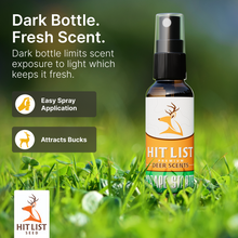 Load image into Gallery viewer, Mock Scrape Starter Deer Attractant – 2 oz Hunting Scent Spray for Mock Scrapes – Whitetail Buck Lure for Pre-Rut, Rut, and All-Season Deer Hunting, UV Protected Bottle