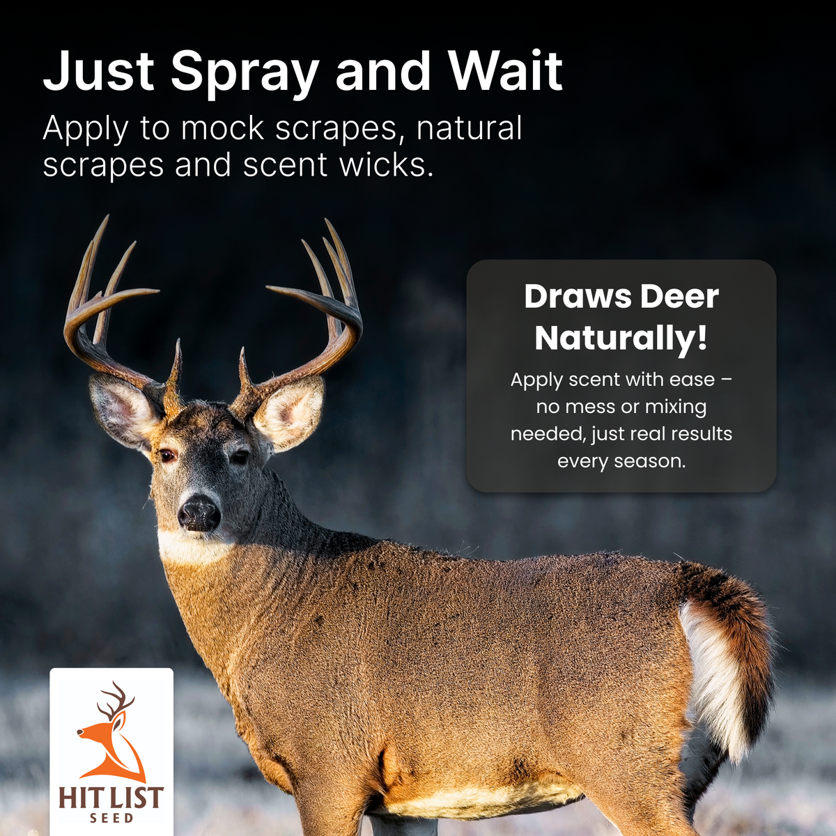 Mock Scrape Starter Deer Attractant – 2 oz Hunting Scent Spray for Moc ...