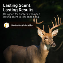 Load image into Gallery viewer, Mock Scrape Starter Deer Attractant – 2 oz Hunting Scent Spray for Mock Scrapes – Whitetail Buck Lure for Pre-Rut, Rut, and All-Season Deer Hunting, UV Protected Bottle