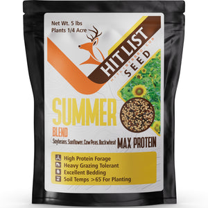 Summer Blend (Soybeans, Sunflowers, Cow Peas, Buckwheat)