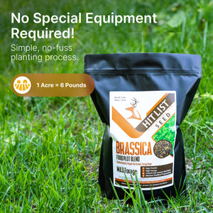 Brassica Blend Food Plot Mix - Turnips, Radish, Forage Rape