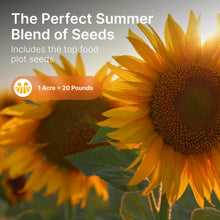 Load image into Gallery viewer, Summer Blend (Soybeans, Sunflowers, Cow Peas, Buckwheat)